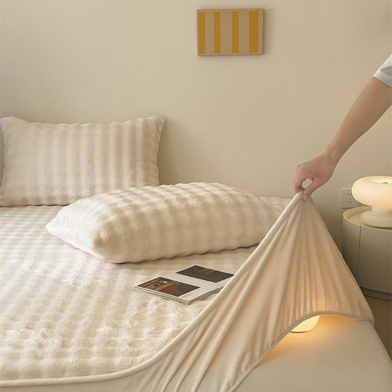 ผ้าคลุมที่นอนขนแกะ