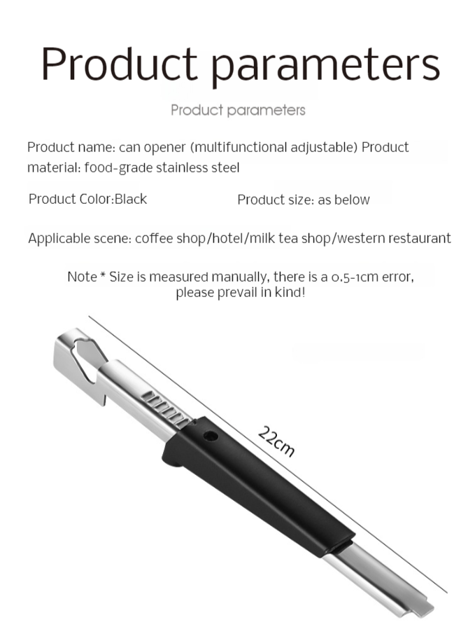 Stainless Steel Multi-Purpose Bottle Opener