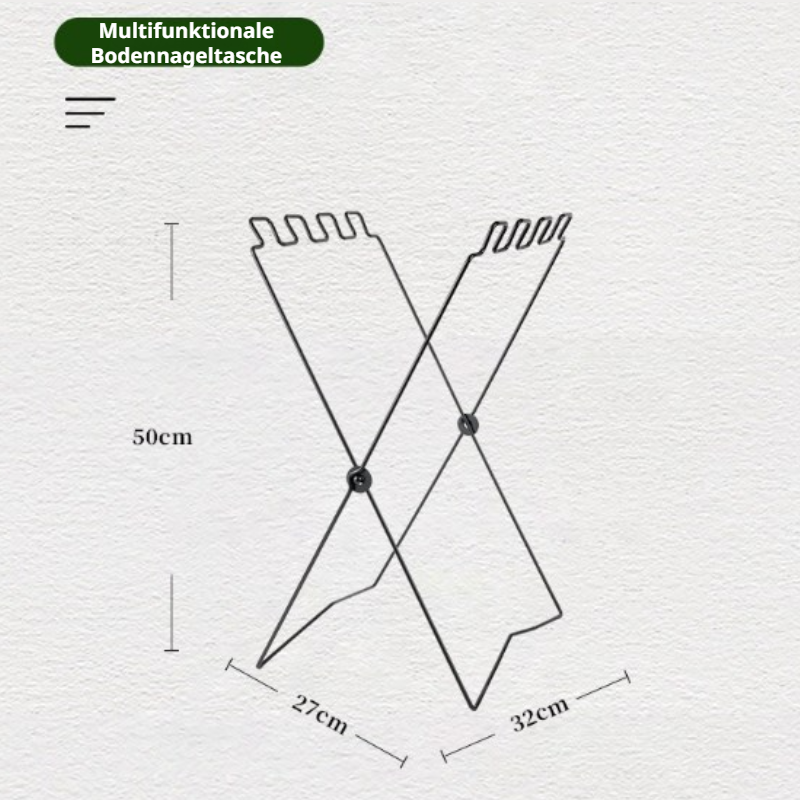 Faltbarer Outdoor-Müllsackständer