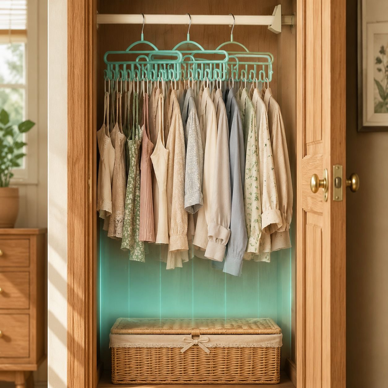 Wave Metal Hook Multifunctional Hanger Underwear Storage Home Artifact