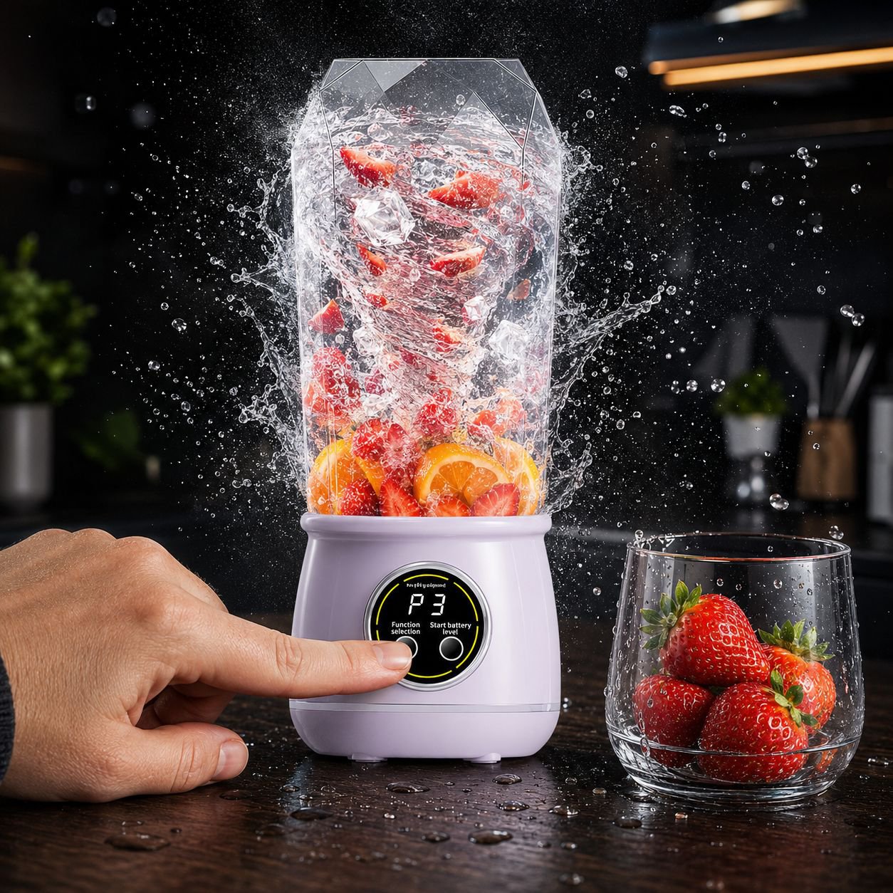 Portable Multifunctional Electric Orange Juicer with Pulp Separation