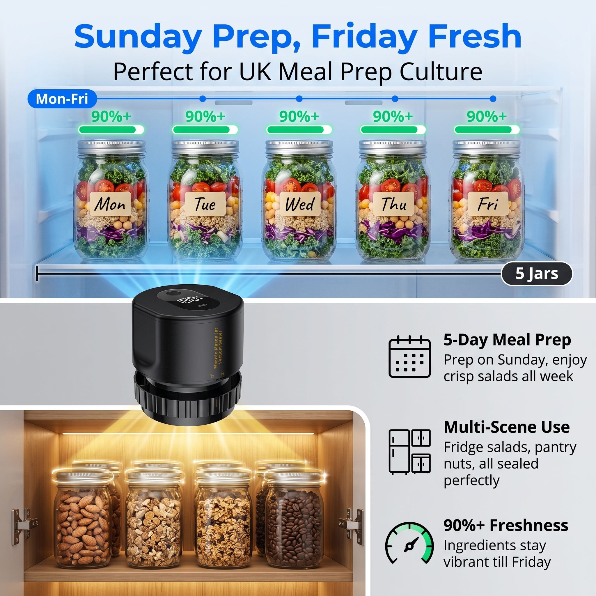 Small Electric Vacuum Sealer for Home Food Preservation