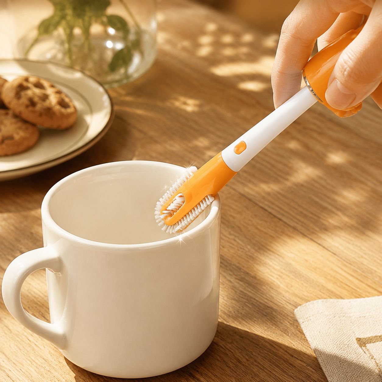 Accessoire de cuisine efficace pour laver les mugs