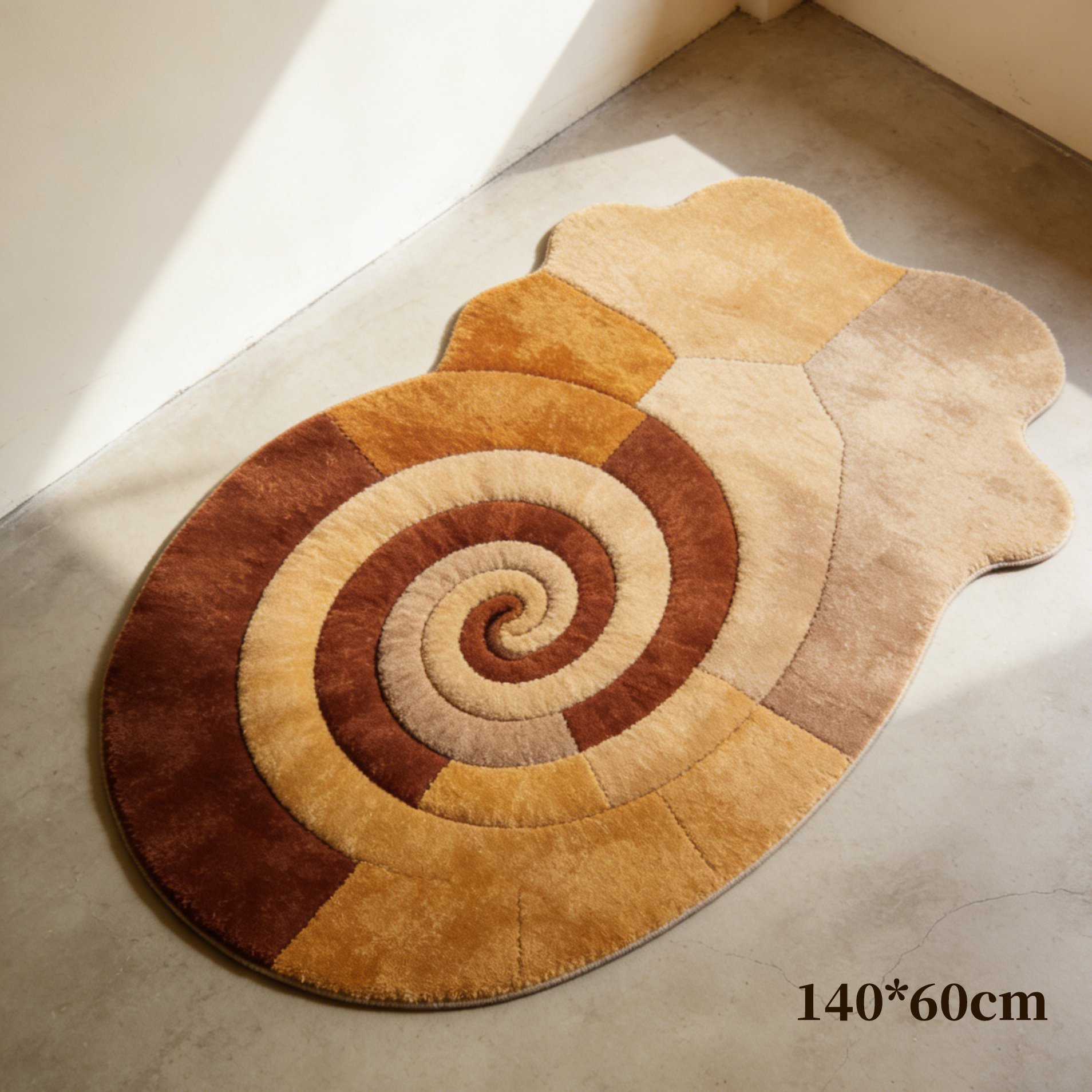 ไอเดียตกแต่งห้องด้วยพรมรูปหอยทาก