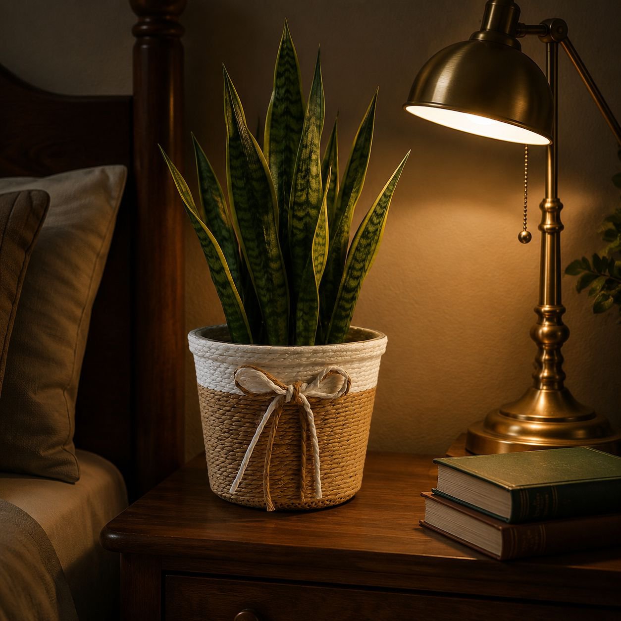 Rustic style paper rope basket cover for flower pots