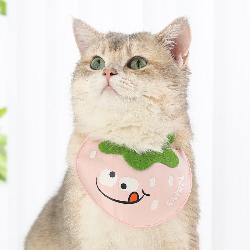 Adjustable Cotton Cat Bandana Collar