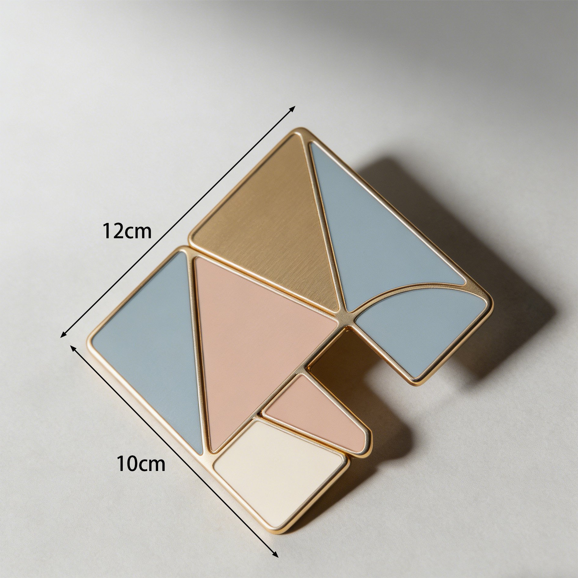 Creative metal bookmark with elegant design