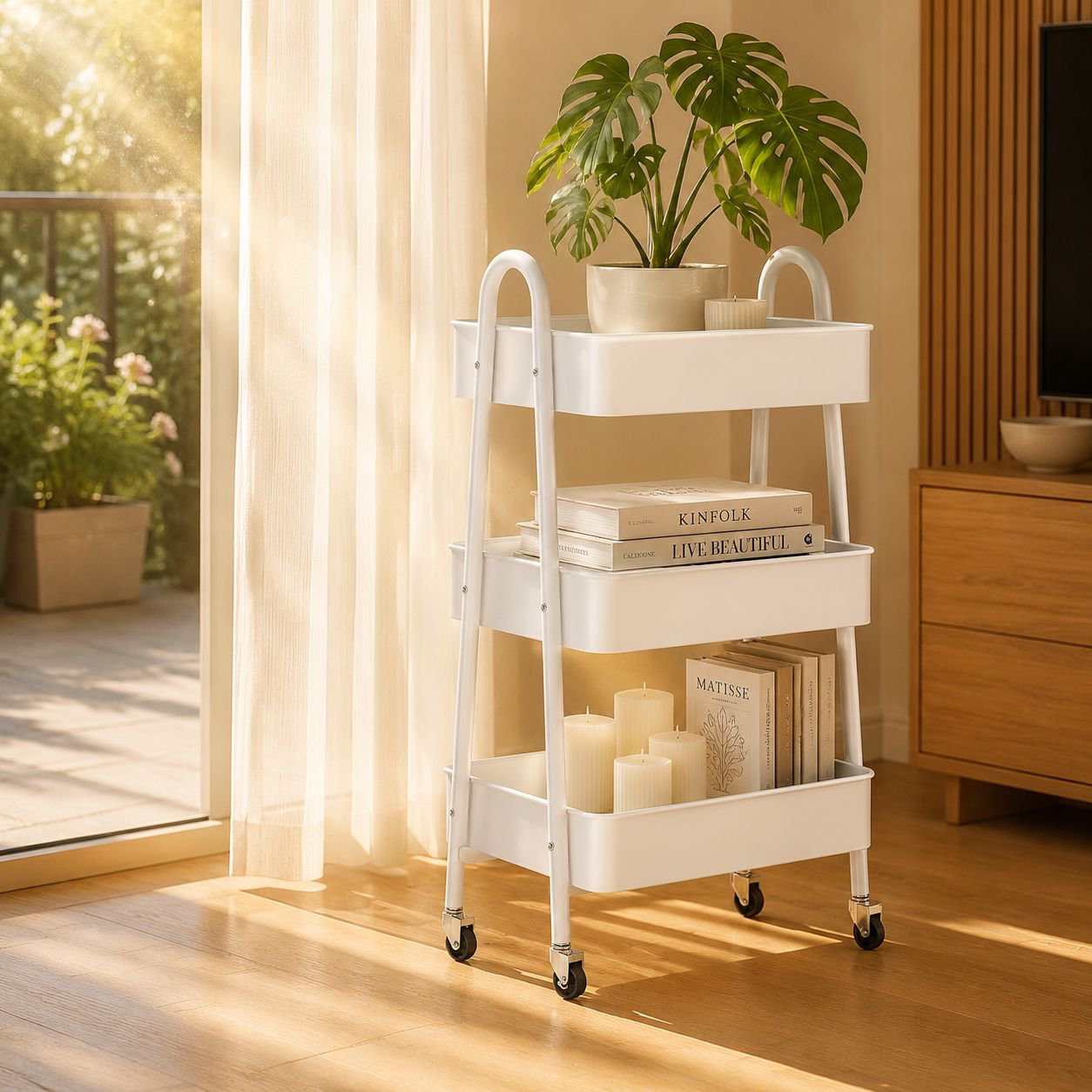 Estante multiusos extraíble para cocina, baño y dormitorio