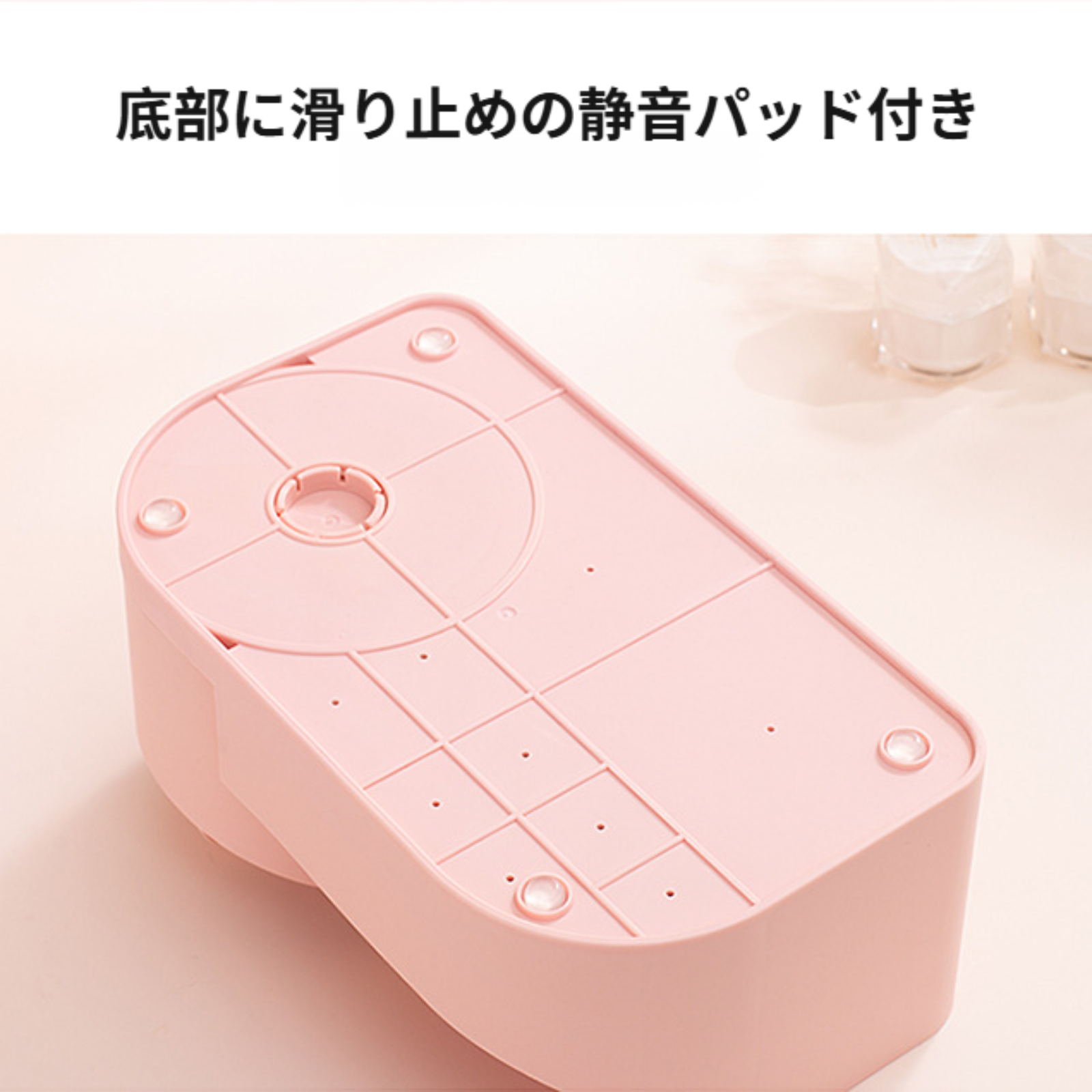 デスクトップのオフィス文具、寝室のメイクブラシ、口紅、リビングルーム、キッチン用品などを収納できる多機能回転収納ボックス。