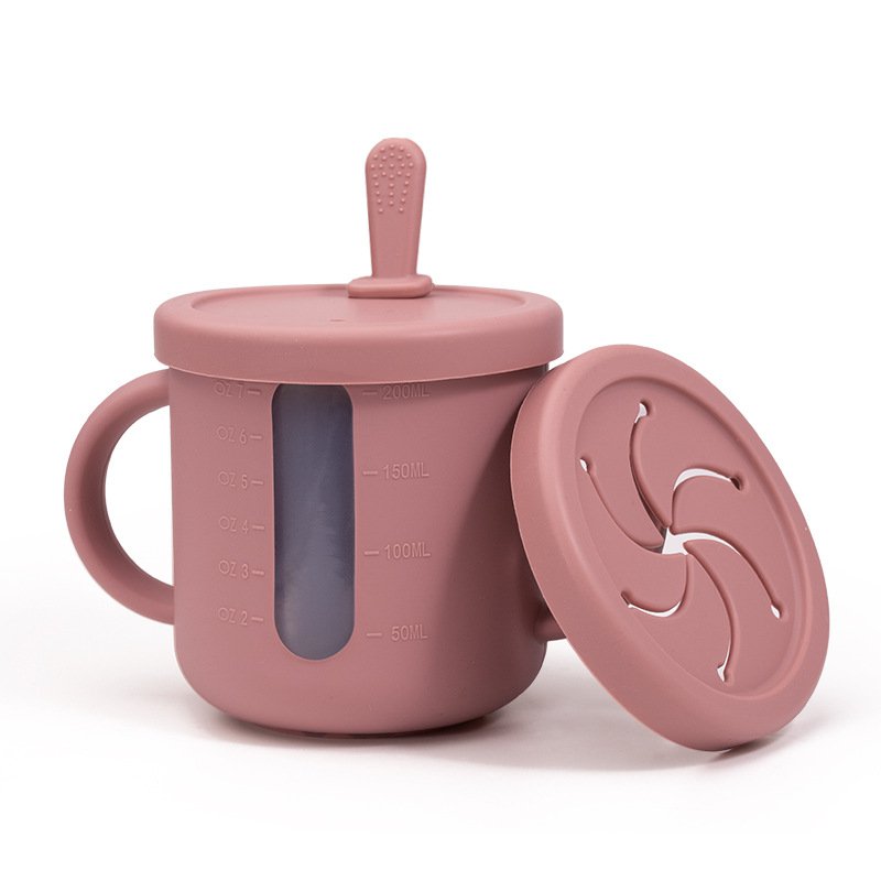 Food-grade transparent silicone cup