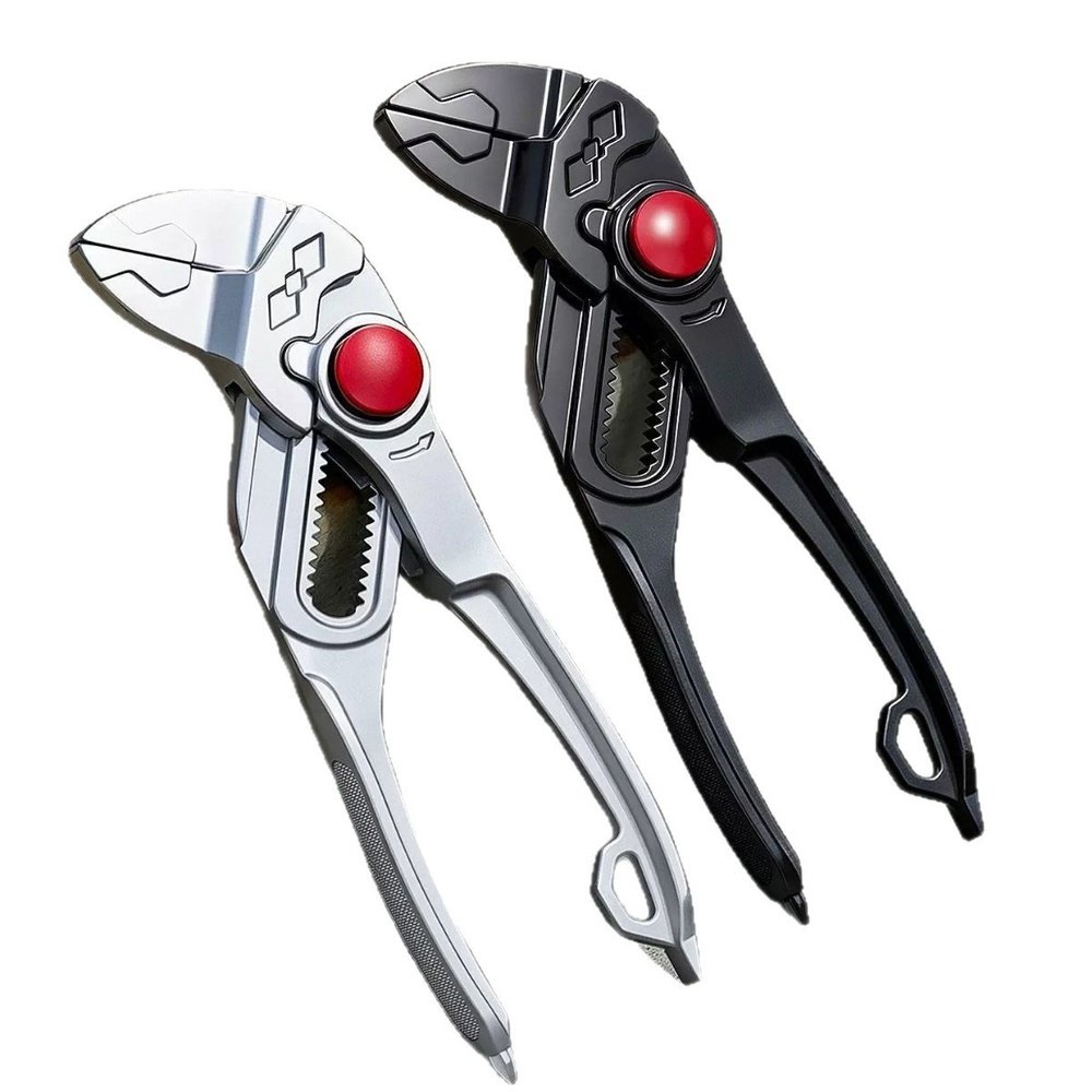 4-inch mini water pump pliers, multi-position adjustable household tool, water pipe clamp, screwdriv