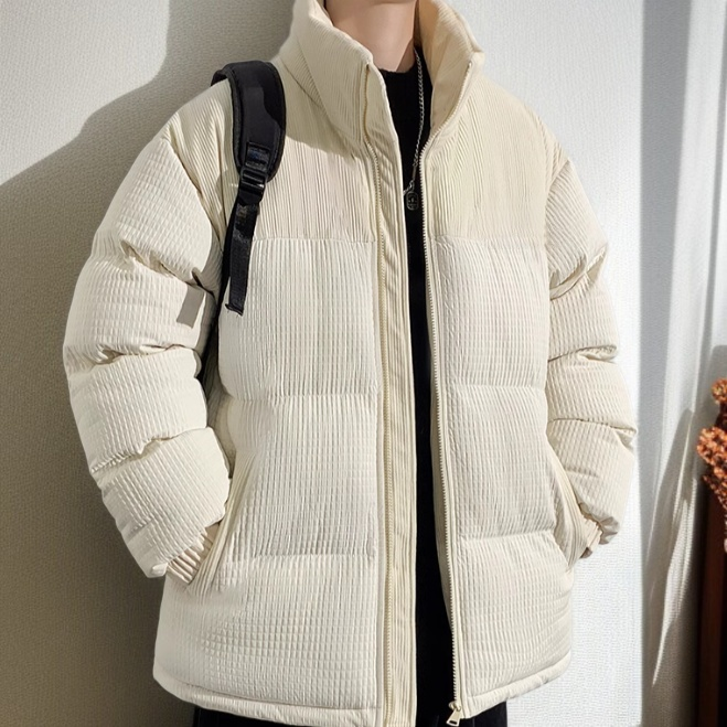 カップル用チャイナベーカリー風パディングジャケット正面画像