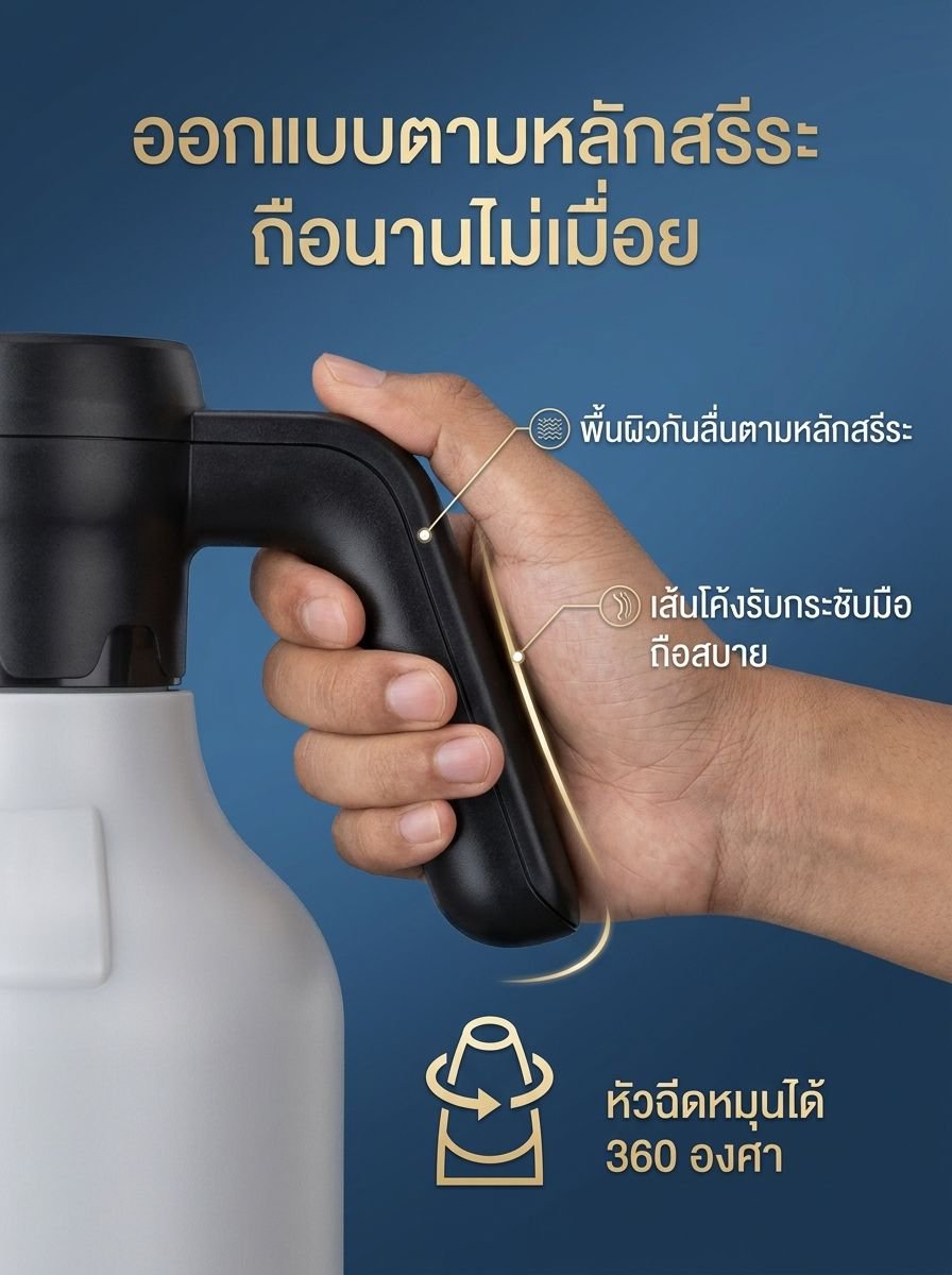 ขวดสเปรย์ไฟฟ้าประหยัดแรง