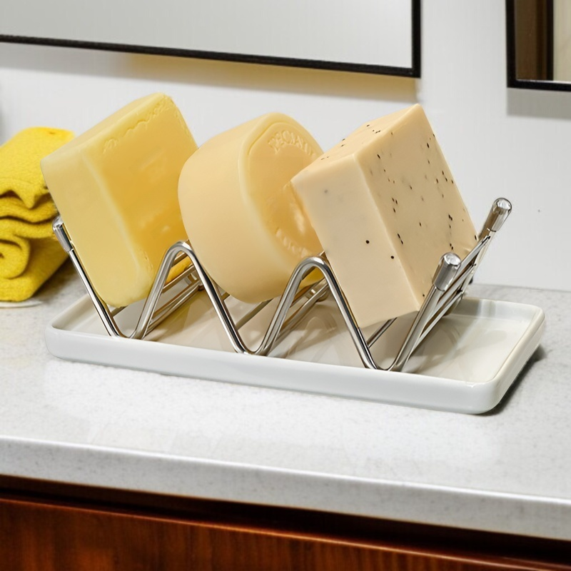 물빠짐 욕실 선반 사용 모습