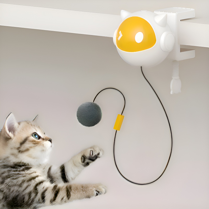 Pelota de juguete autosuficiente para gatos