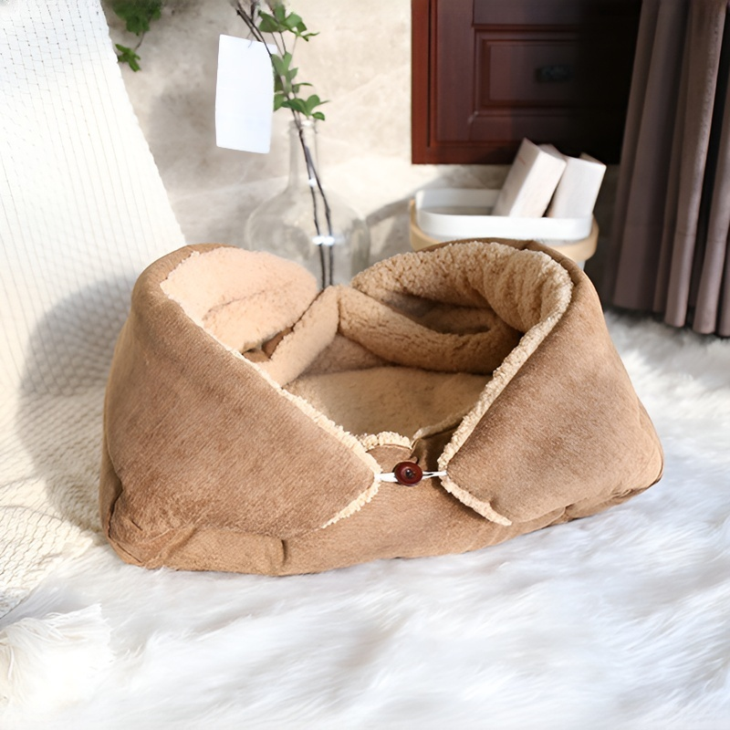 ที่นอนสัตว์เลี้ยงอเนกประสงค์ทำจากขนแกะ ให้ความอบอุ่น