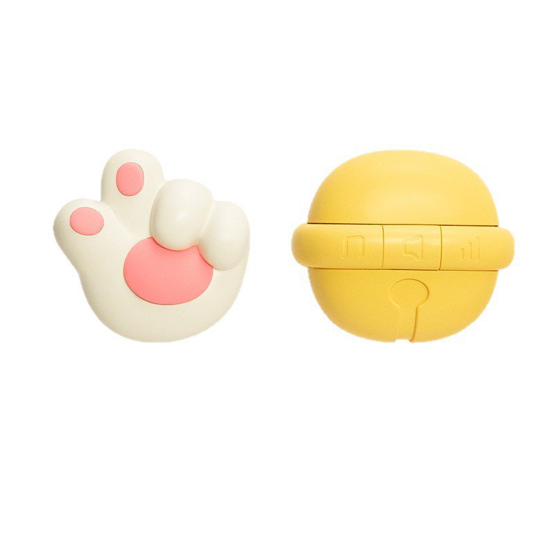 Timbre con estampado de pata de gato