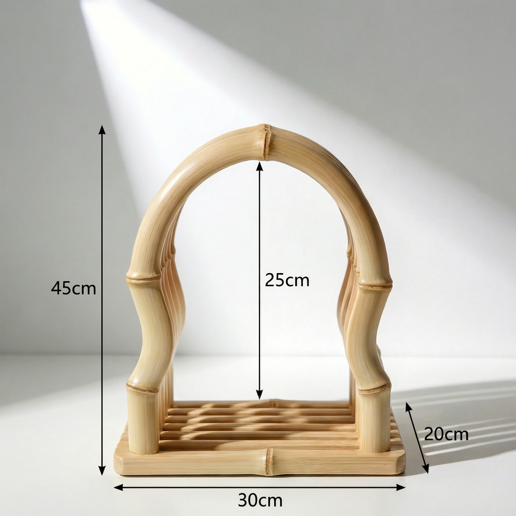 Sustainable bamboo cutlery tray for kitchen storage