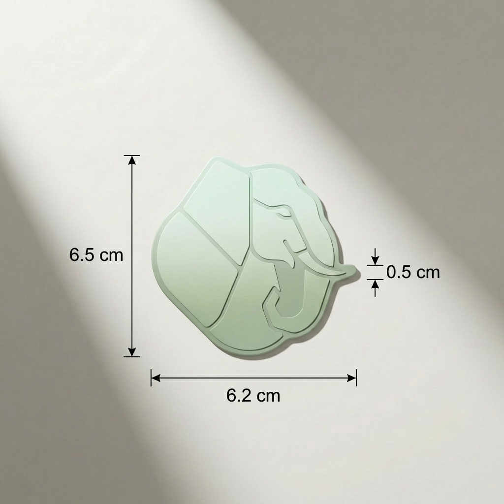 カラフルなデザインマグネットのアップ画像