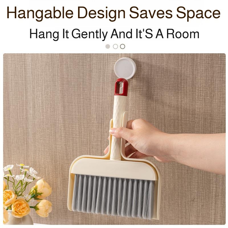 Desktop mini dustpan broom set windowsill gap brush computer keyboard brush hamster pet cleaning too