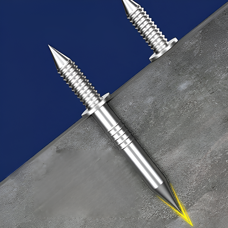 No-mark Horn-shaped Wall Pins for Walls and Baseboards