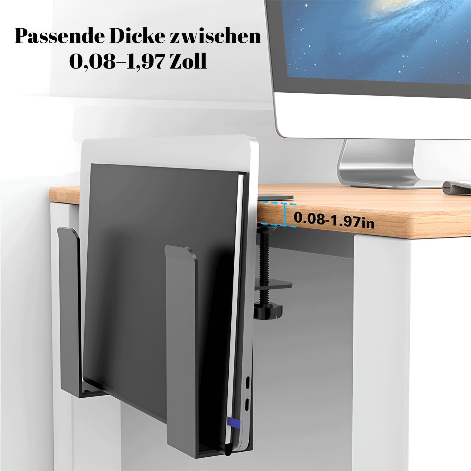 Platzsparender Laptopständer für Büro und Zuhause