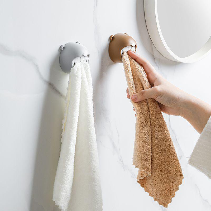 No-Drill Towel Rack