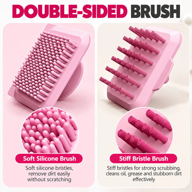 Multifunctional U-shaped Double-sided Cleaning Brush