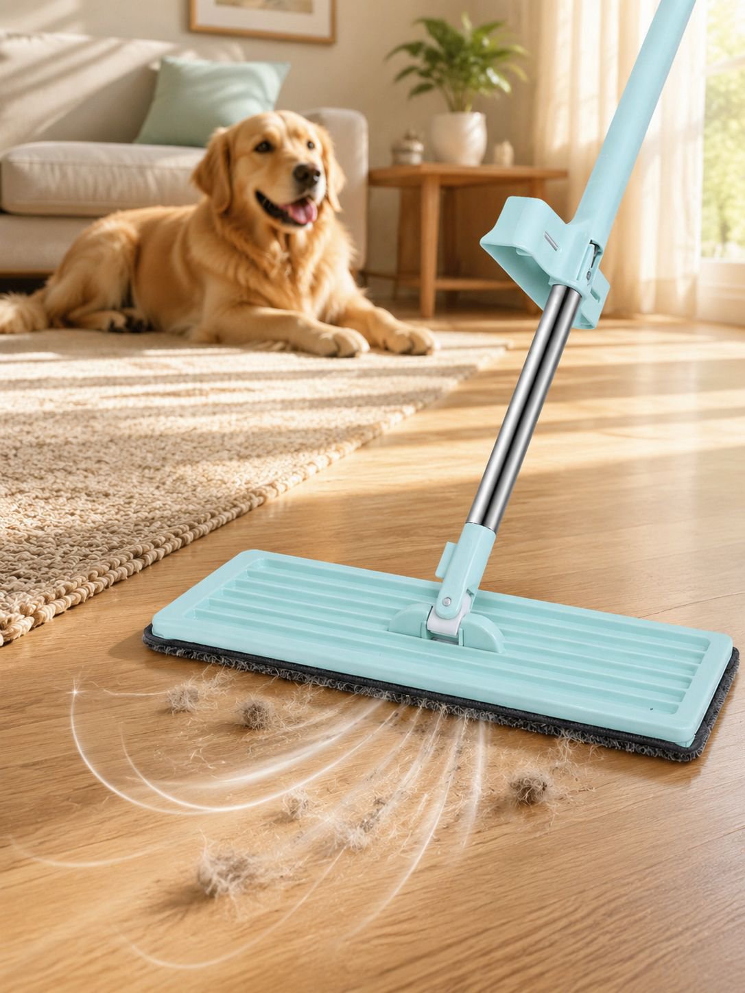 Durable and lightweight mop for daily household chores