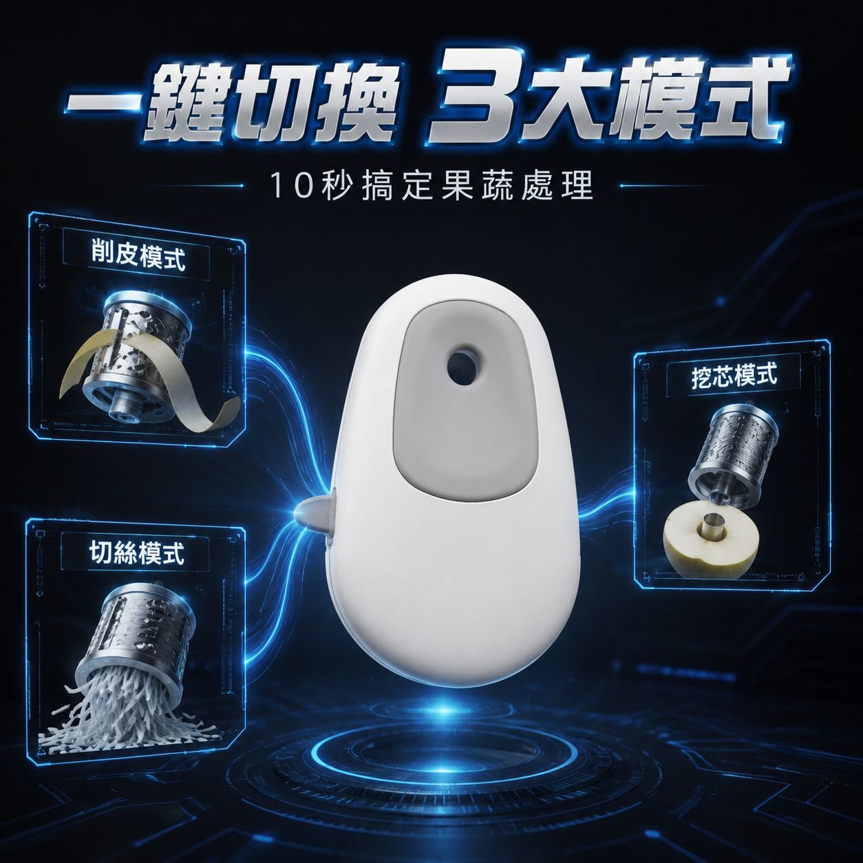 便攜式蔬果削皮器，適合戶外使用的多功能削皮與刮刀
