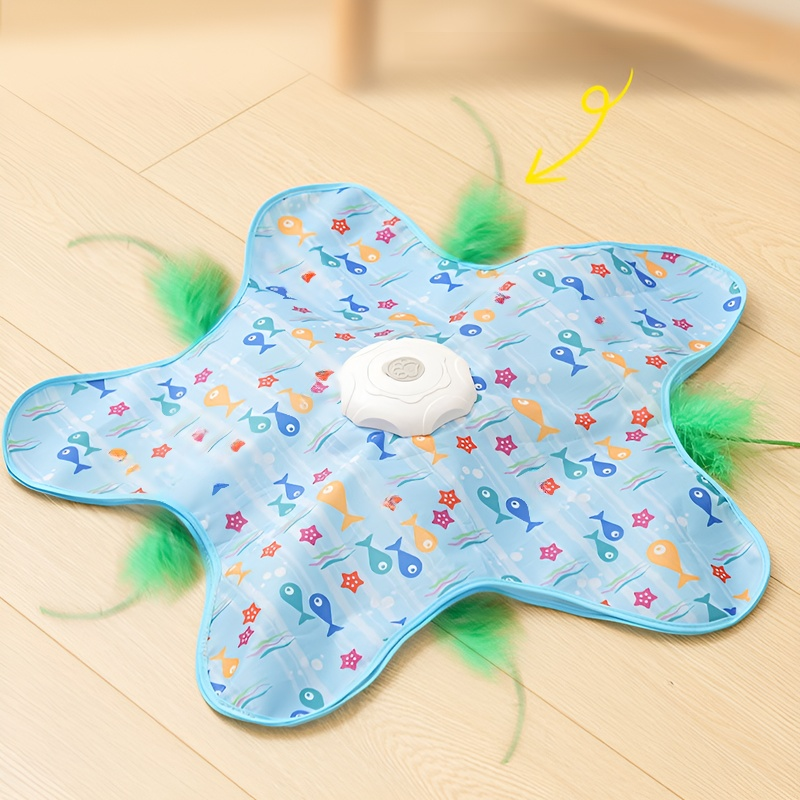 자동 고양이 장난감 및 플레이 디스크