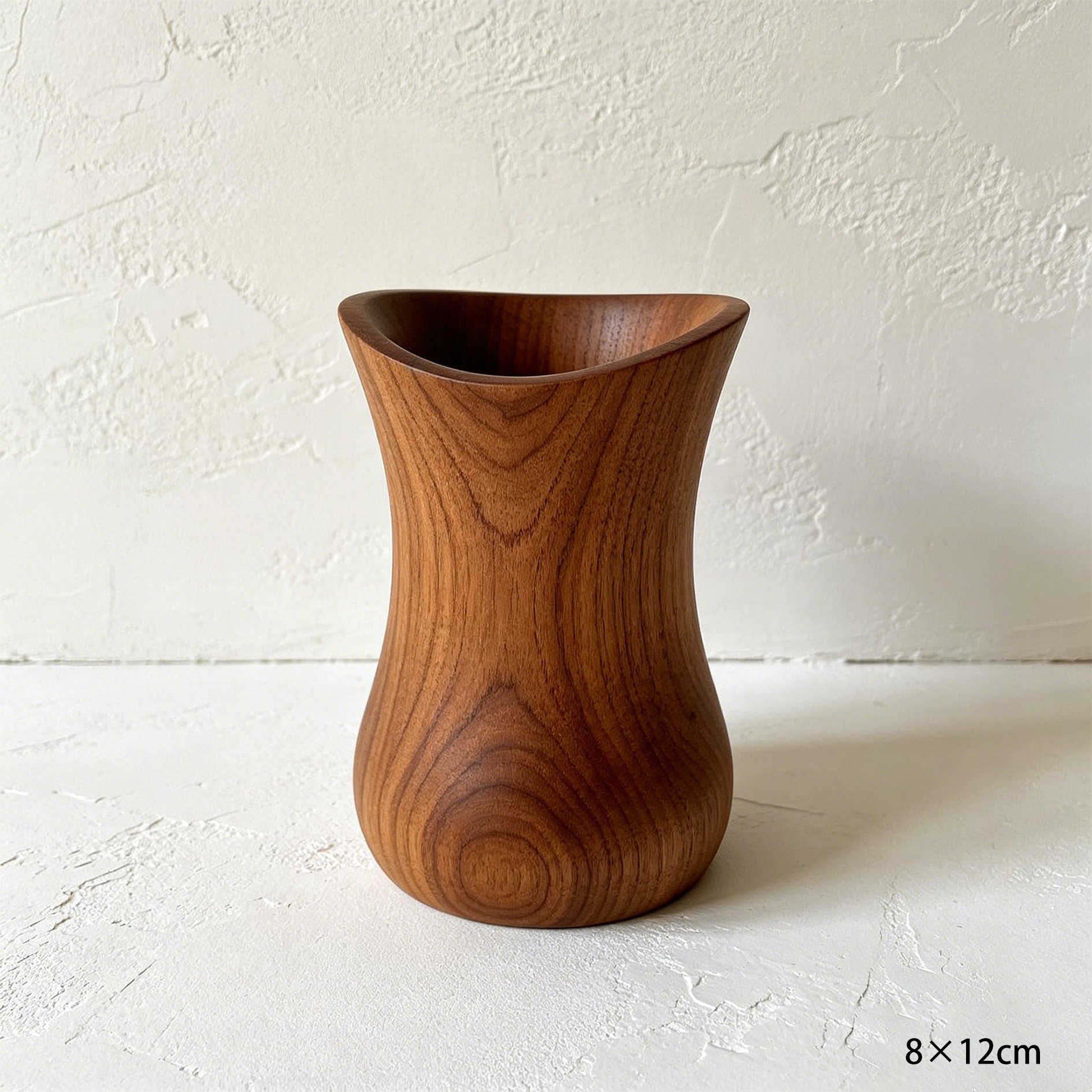 Natural wood unpainted chopstick holder set of 2 on table