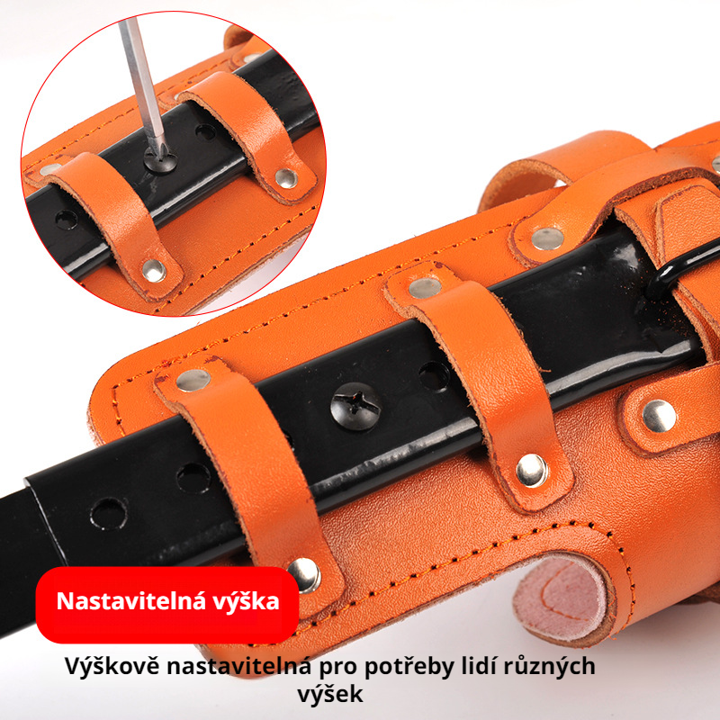 Pohodlné upevnění bot pomocí kovového úchytu