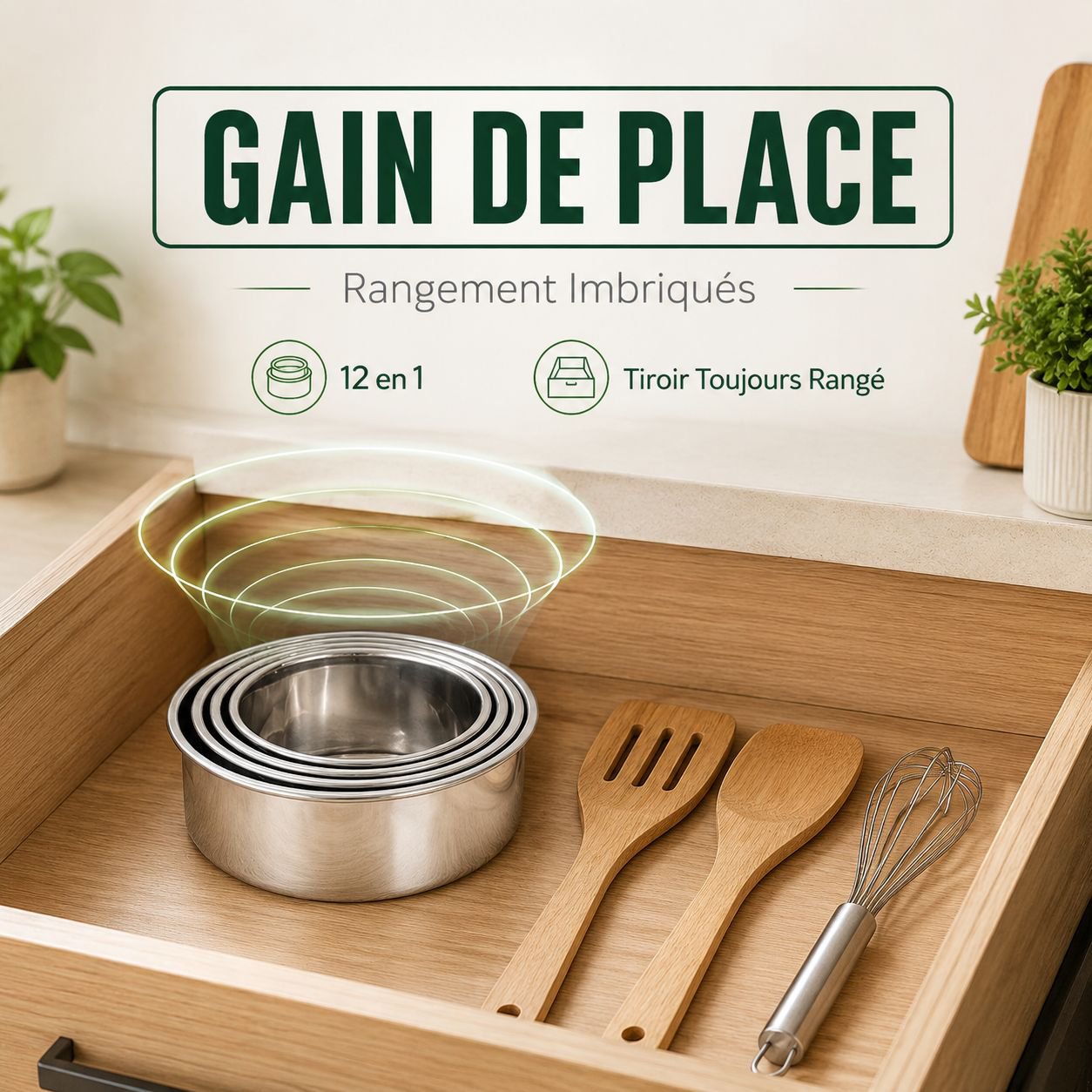 Lot de 12 découpoirs à biscuits ronds en acier inoxydable, pour gâteaux et desserts