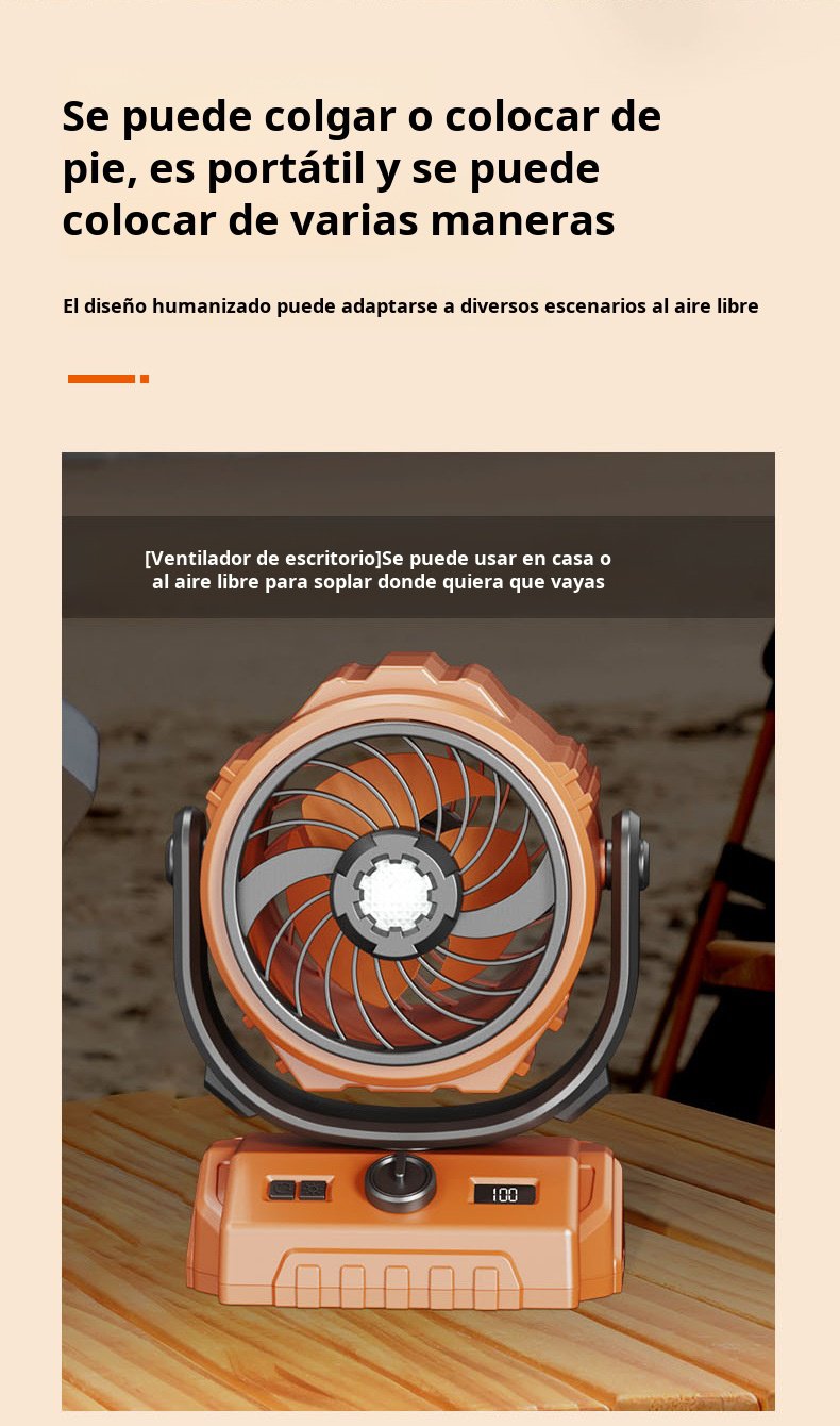Ventilador de exterior con tecnología avanzada de ajuste de velocidad