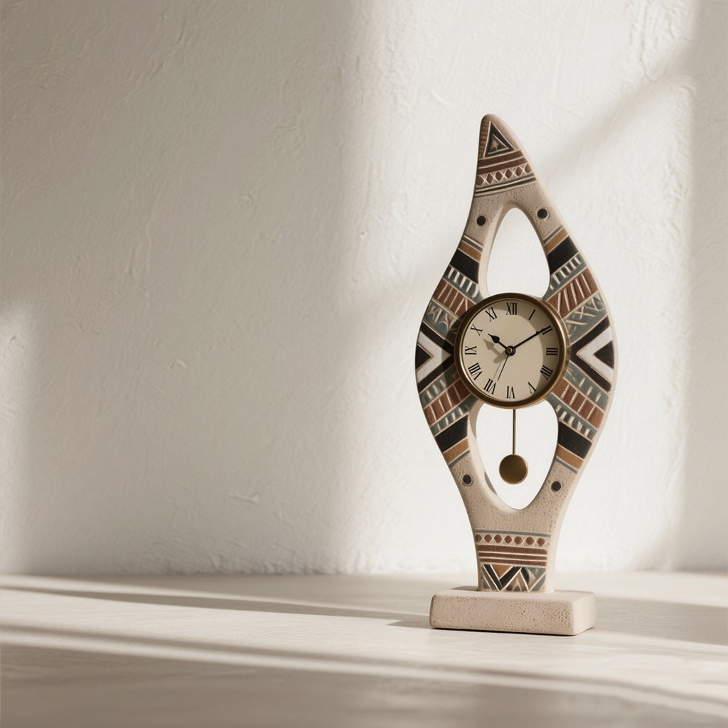 고전풍 디자인 탁상시계