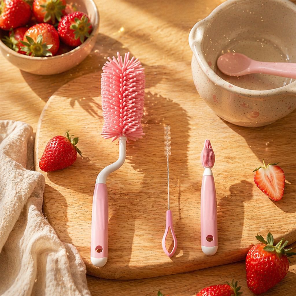 Brosses hygiéniques et réutilisables pour gobelets
