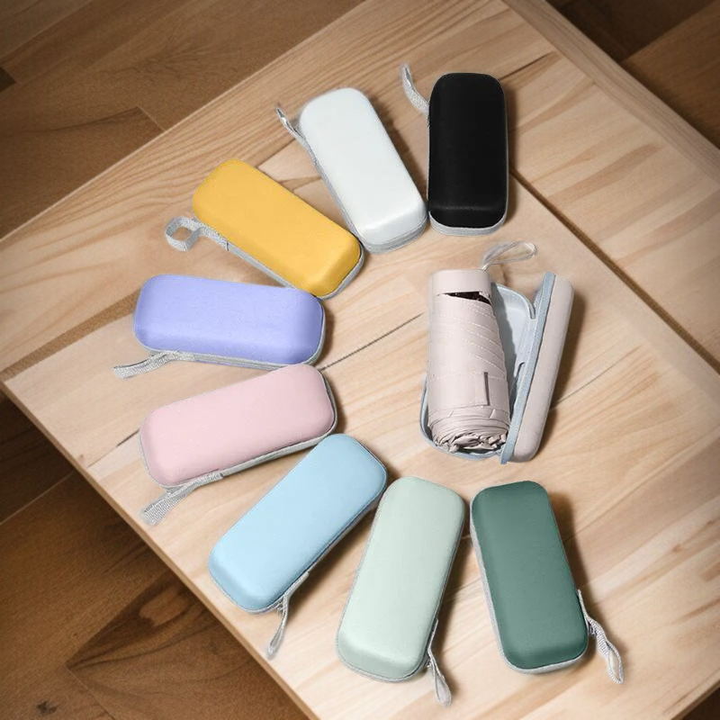 여름용 자외선 차단 우산 휴대성 강조 사진