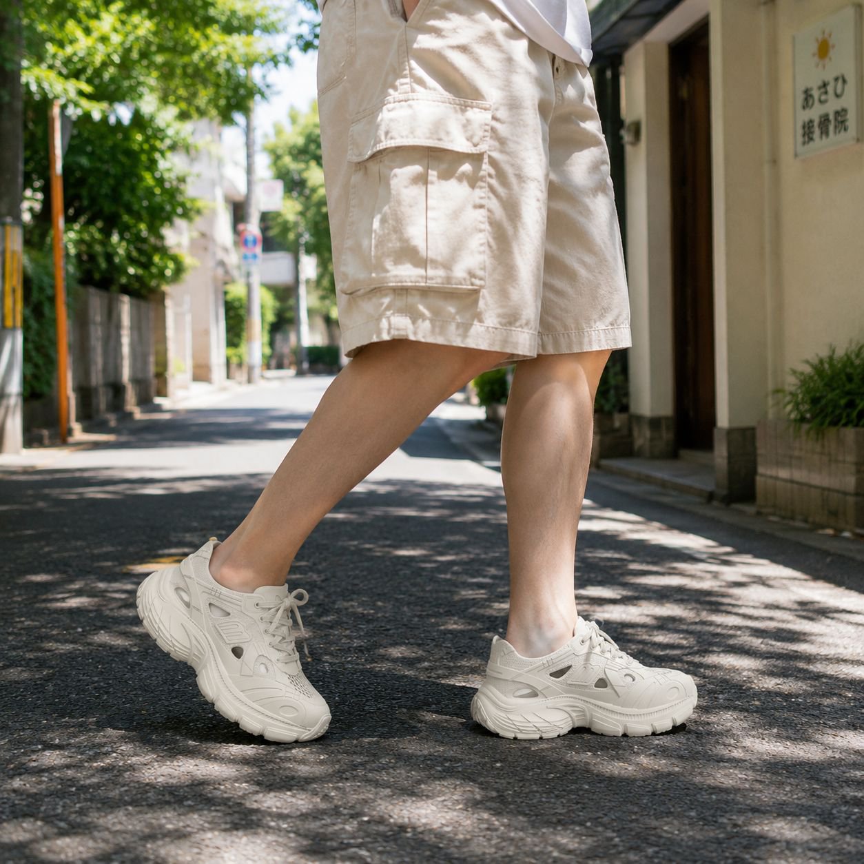 女性用プラットフォームクロッグ、夏用身長アップビーチサンダル、男性用滑り止めカップルスリッパ