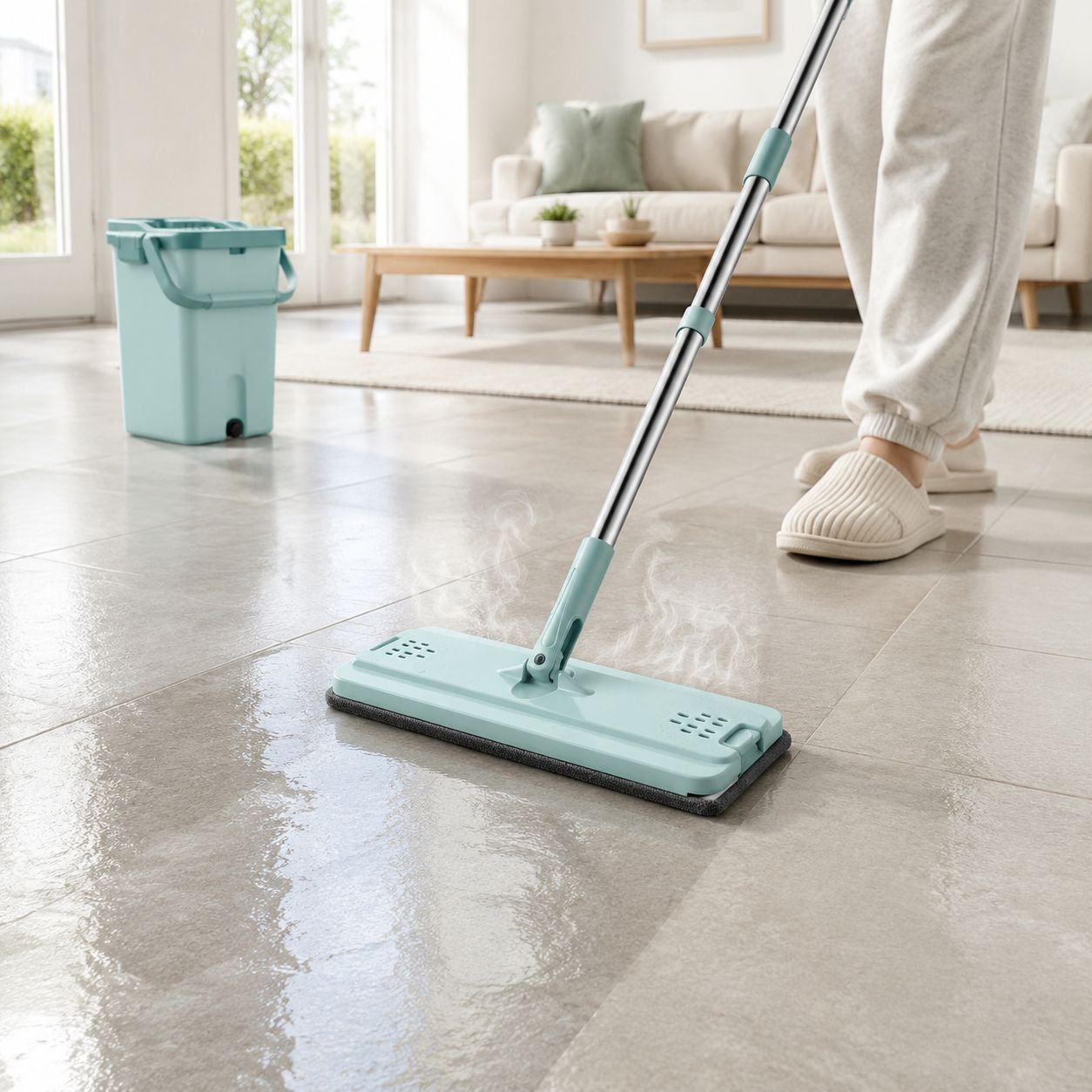 Handsfree Mop Bucket for Floor Cleaning