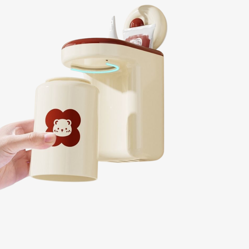 깔끔한 욕실 정리용 펀치패드 수납선반