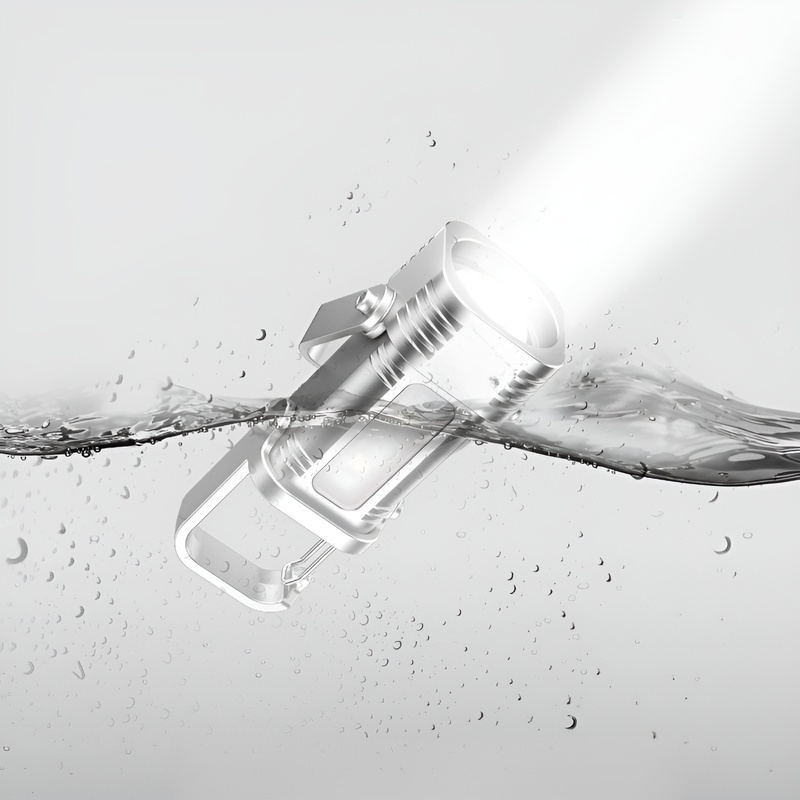 小型で携帯便利なキーホルダー型懐中電灯