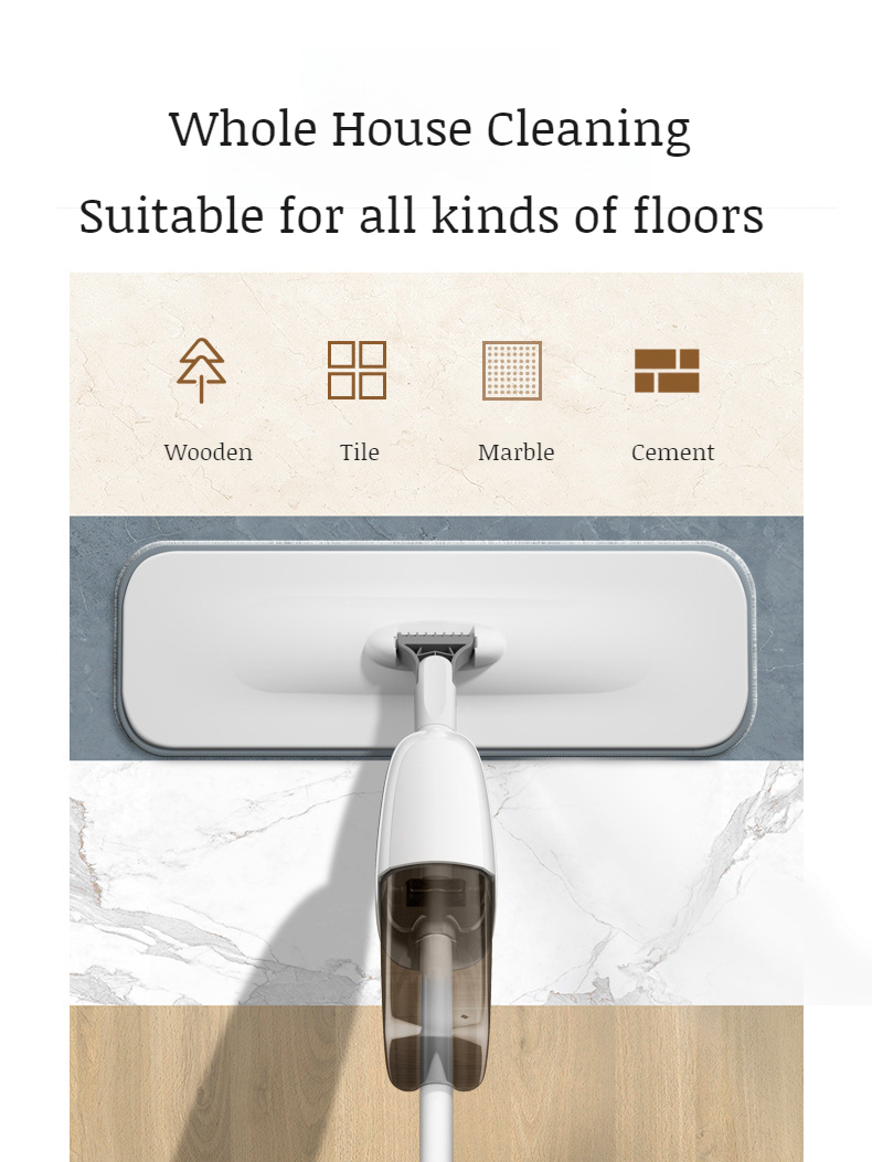 Household Wet-and-Dry Spray Mop