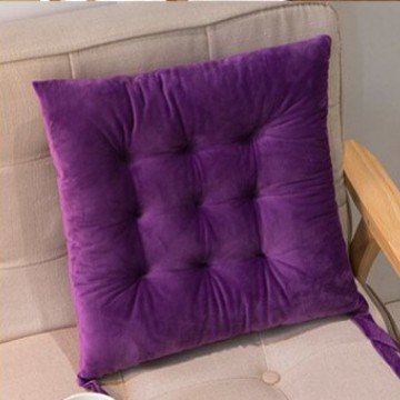 Crystal velvet seat cushion