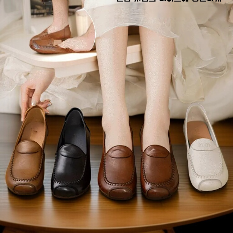 편안한 착화감의 엄마 소프트 슈즈 측면