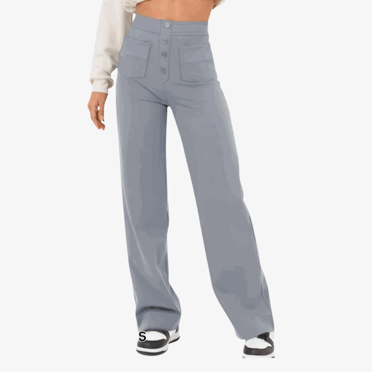 편안한 착용감의 하이웨스트 팬츠