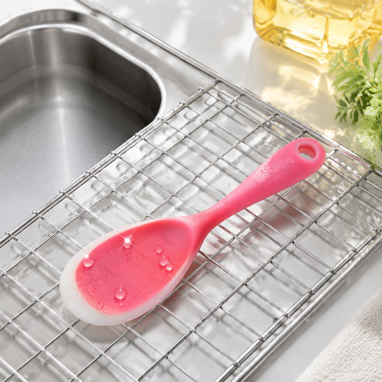 ノンスティックシリコンライススプーン 炊飯器やライススプーンに適用
