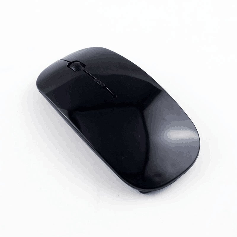 Ratón gamer silencioso para chicas, inalámbrico, blanco brillante