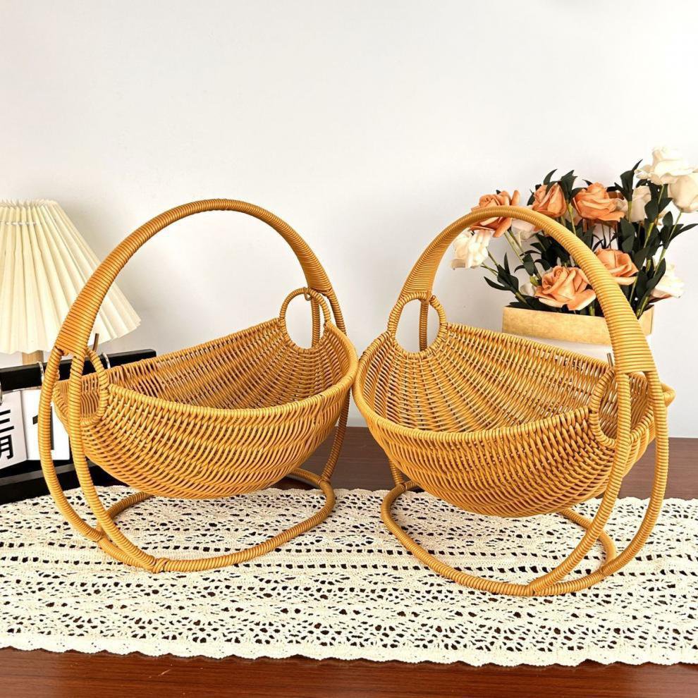 Detalle de tejido artesanal en cama columpio para gatos