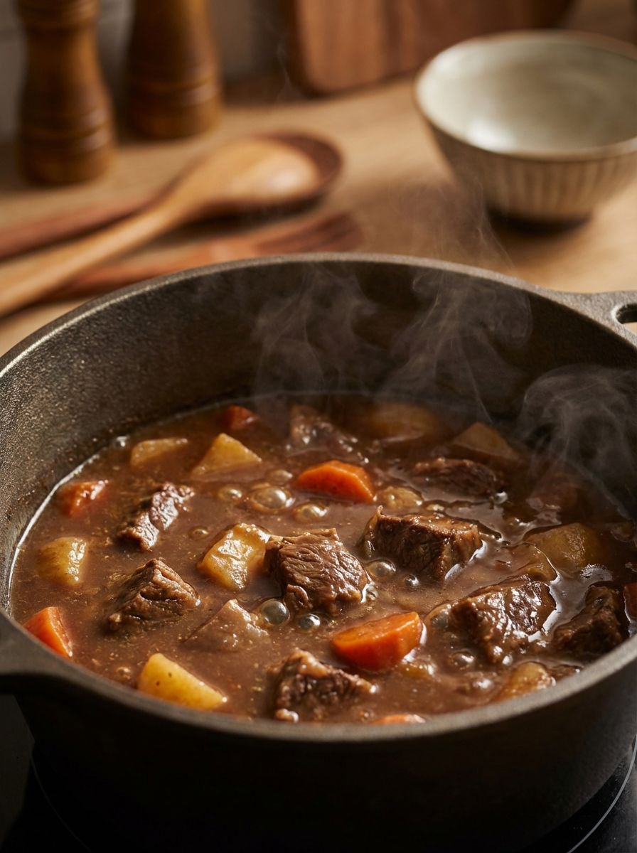 耐久性に優れた厚手鋳鉄鍋の側面写真